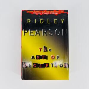 Art of Deception, hardcover novel / book by Ridley Pearson - Good Used Condition